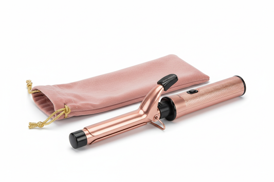 Mini Travel Curling Wand Dual Voltage with Travel Pouch