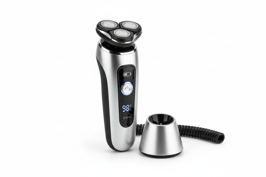 Rechargeable Electric Rotary Shaver for Men
